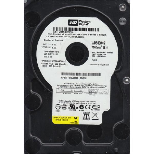 WD5000KS-00MNB0 by WESTERN DIGITAL