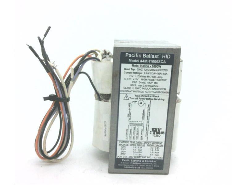 PACIFIC BALLAST 4MH1000SCA