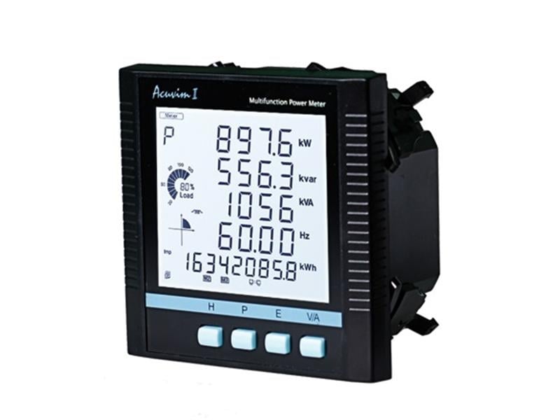ACUVIM II-D-60-5A-P1 Panel Mount Current/Voltage Meter by ACCUENERGY