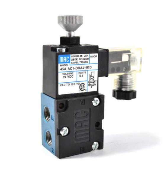 MAC VALVES INC 45A-LAB-DDAJ-4KD