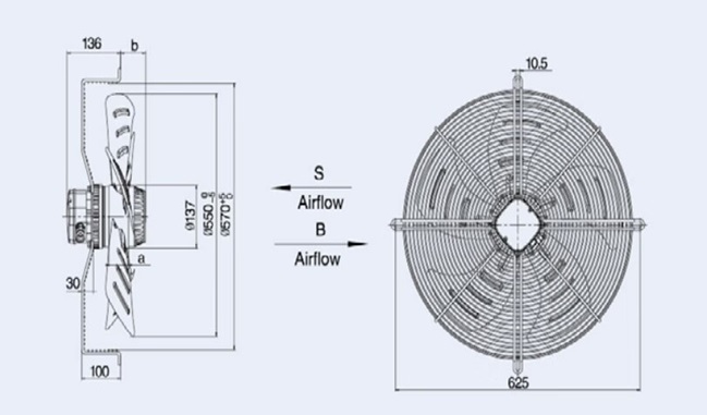 RADWELL RAD-FAN-4D550