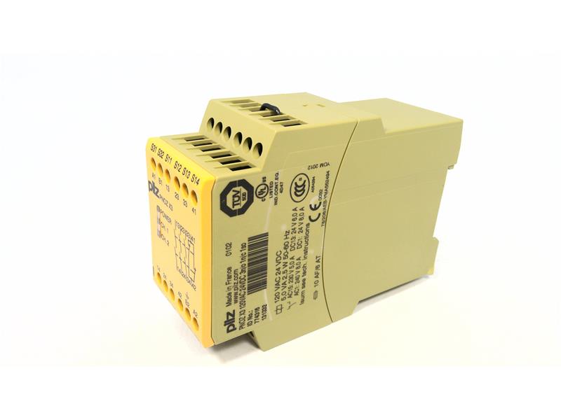 PILZ PNOZ X3 120VAC/24VAC/DC 3N/O 1N/C 1SO