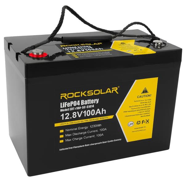 ROCKSOLAR RSLIPO12-100AH