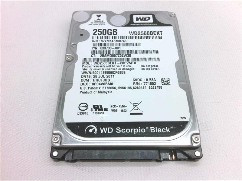 WD2500BEKT-00PVMT0 by WESTERN DIGITAL