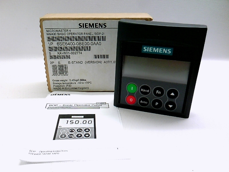 SIEMENS 6SE6400-0BE00-0AA0