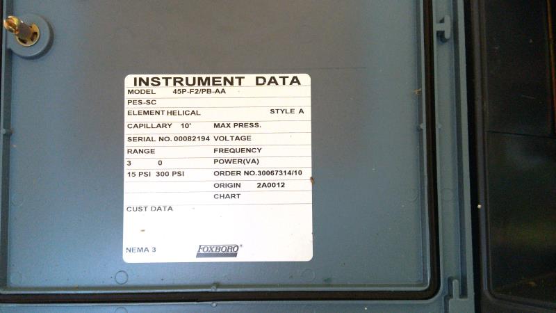 INVENSYS 45P-F2/PB-AA