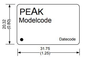 P22TG-2409Z2:1H35MLF by PEAK ELECTRONICS