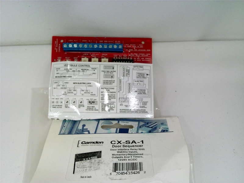CAMDEN DOOR CONTROLS CX-SA-1