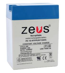 ZEUS BATTERY PRODUCTS PC12-6TFP