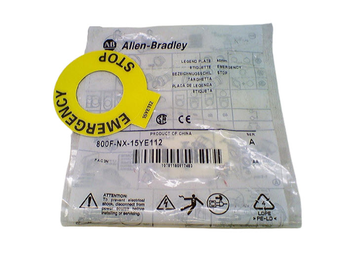ALLEN BRADLEY 800F-NX-15YE112
