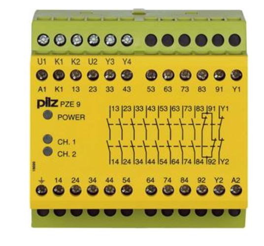 PILZ PZE9-230VAC-8N/O-1N/C