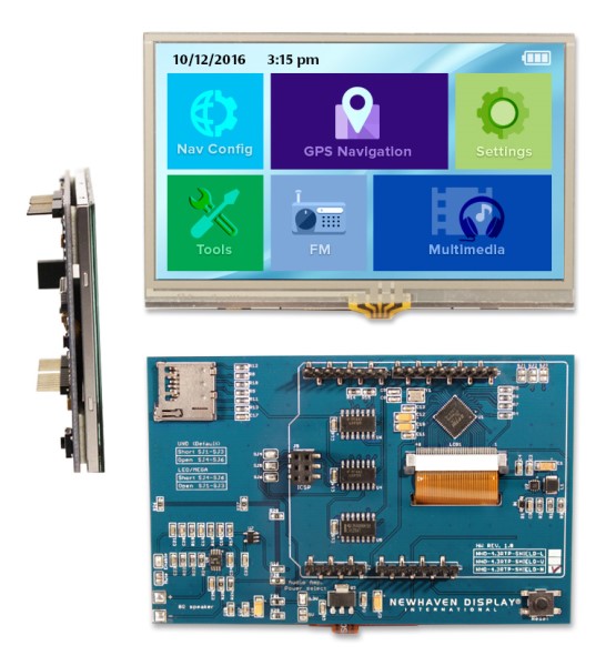 NHD-4.3RTP-SHIELD-N by NEWHAVEN DISPLAY