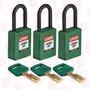 BRADY NYL-GRN-38PL-KA3PK