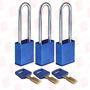 BRADY ALU-BLU-76ST-KA3PK