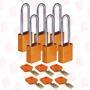 BRADY ALU-ORG-76ST-KD6PK