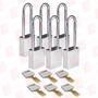BRADY ALU-SLV-76ST-KA6PK