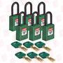 BRADY NYL-GRN-38PL-KA6PK