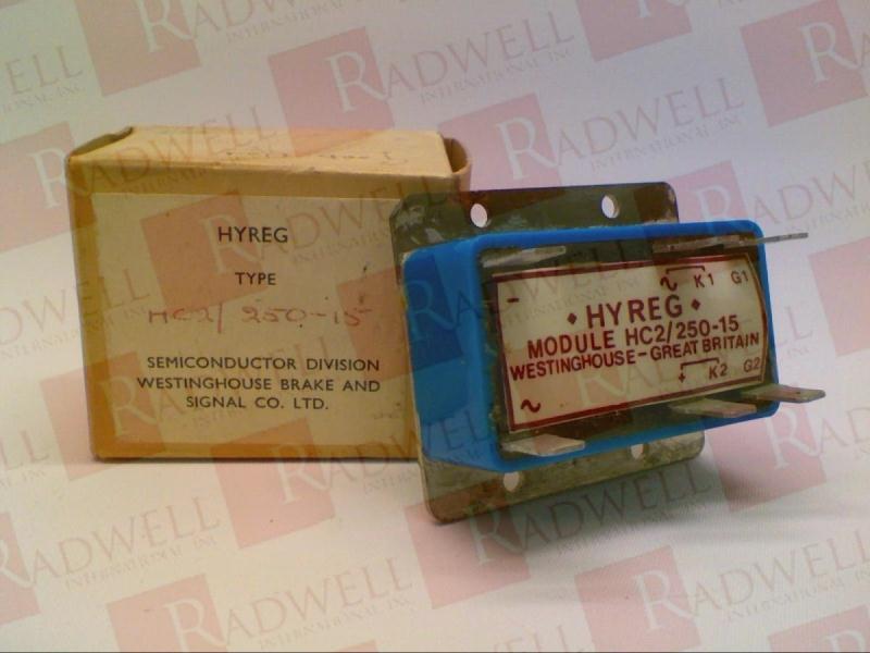 WESTINGHOUSE HC2/250-15