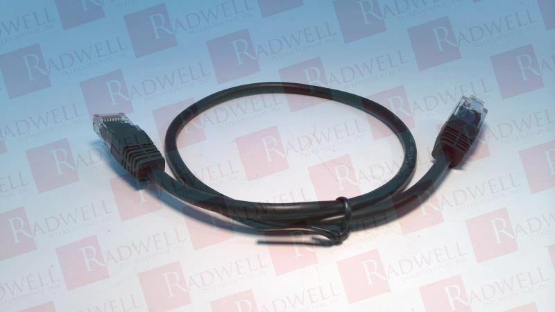  , NETWORK CABLE, UTP (UNSHIELDED TWISTED PAIR), 2X RJ-45 CONNECTORS, 0.5 M CABLE LENGTH, BLACK