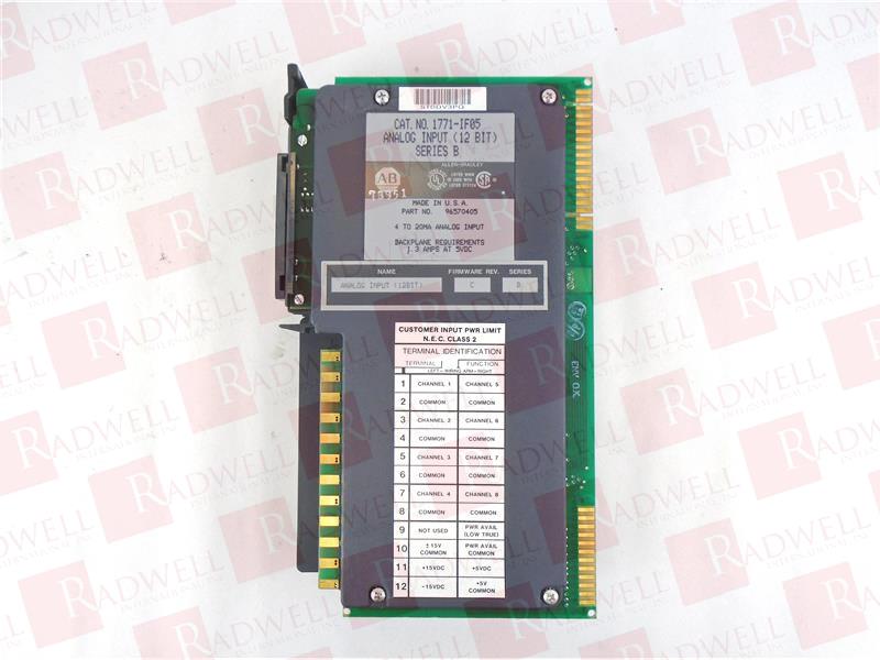 ALLEN BRADLEY 1771-IF05