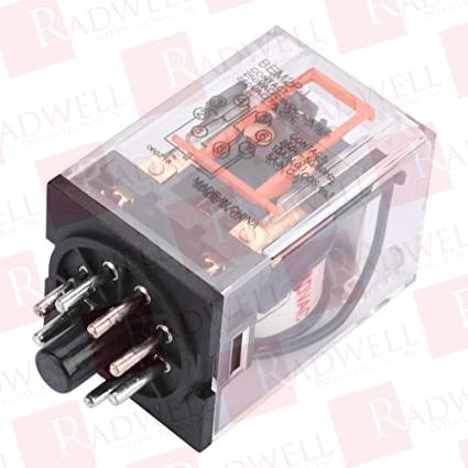 RELAY, 2 POLE, PLUG-IN, 24VDC COIL, 230VAC/28VDC CONTACT RATING, 10AMP