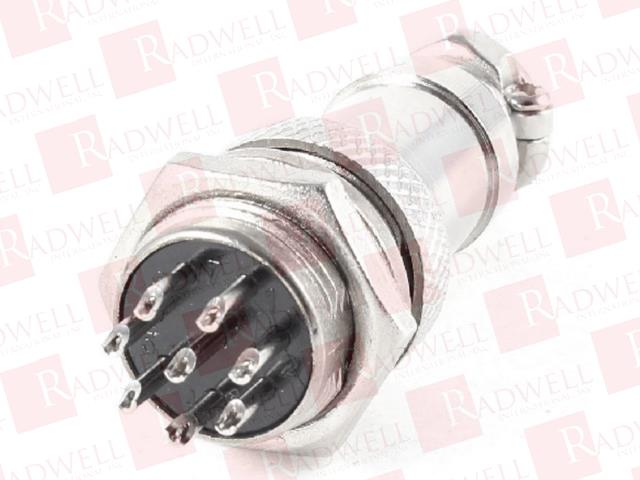 AVIATION PLUG, MALE AND FEMALE, WIRE PANEL METAL CONNECTOR, 8-PIN, 400 VOLT MAX, 5 AMP, INSULATOR RESISTANCE GREATER THEN 500M OHM, LESS THEN 10 M OHM CONTACT RESISTANCE