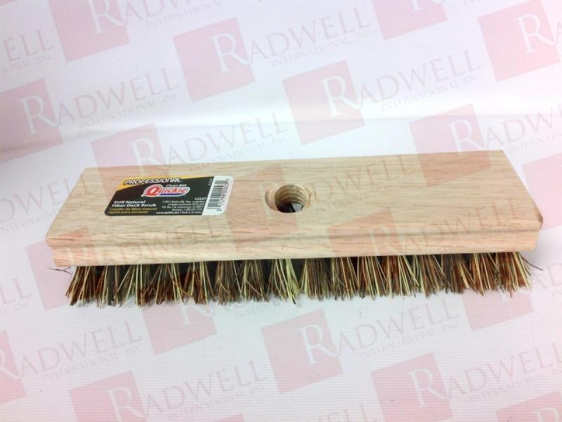 DECK SCRUB FIBER BRUSH NATURAL WOOD FINISH