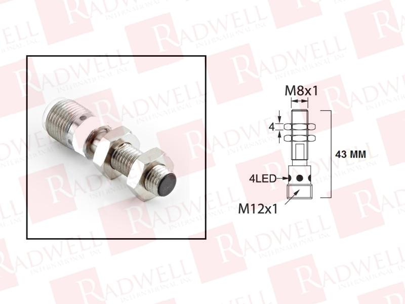 RADWELL VERIFIED SUBSTITUTE BES M08EC-PSC15B-S04G-SUB