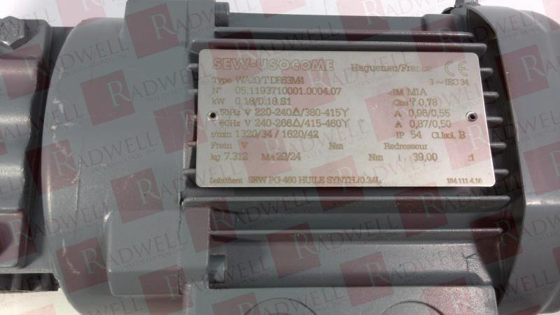 SEW EURODRIVE WA20/TDR63M4
