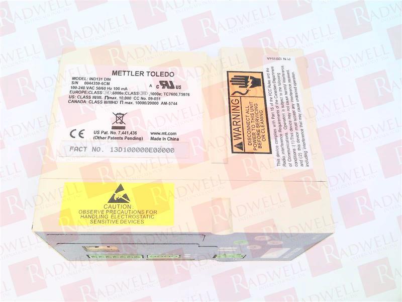 METTLER TOLEDO 13D10000BP00300