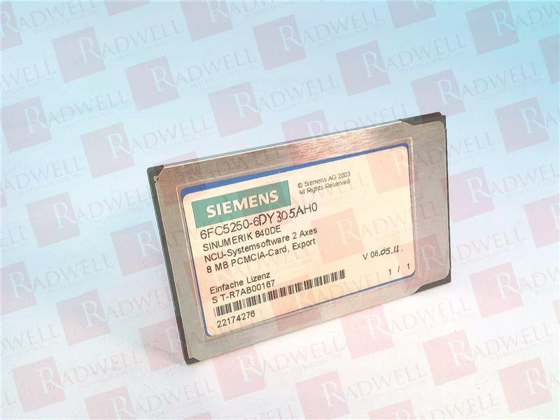 SIEMENS 6FC5250-6CY30-5AH0