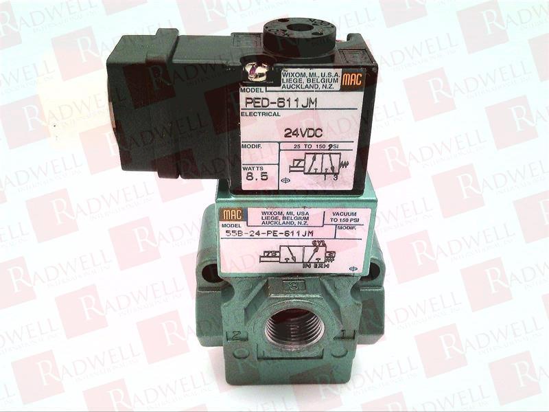 MAC VALVES INC 55B-22-PE-504JM