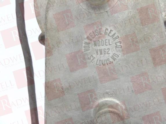VON WEISE GEAR CO VW62