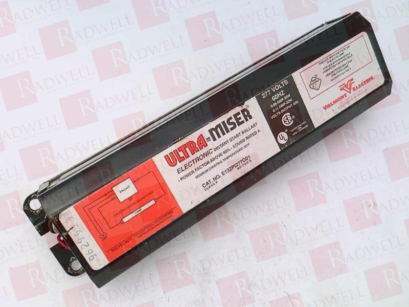 DISCONTINUED BY MANUFACTURE, BALLAST, FLUORESCENT LIGHTING, 1-LAMP, INSTANT START, ULTRA-MISER, 277VAC, 60HZ