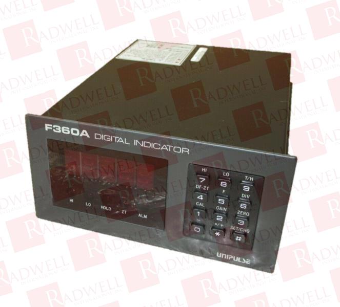  , DIGITAL INDICATOR, HORIZONTAL BASIC, NUMERIC/FUNCTION KEYS, AC POWER, DATA OUTPUT CONNECTION, REPLACED BY: F372A