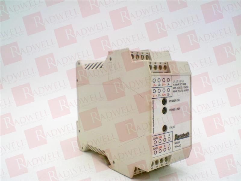 ACCUTECH, WI-4AO, WI4AO, ANALOG OUTPUT MODULE, 4-20MA, 12VDC MIN. VOLTS, 30VDC MAX. VOLTS