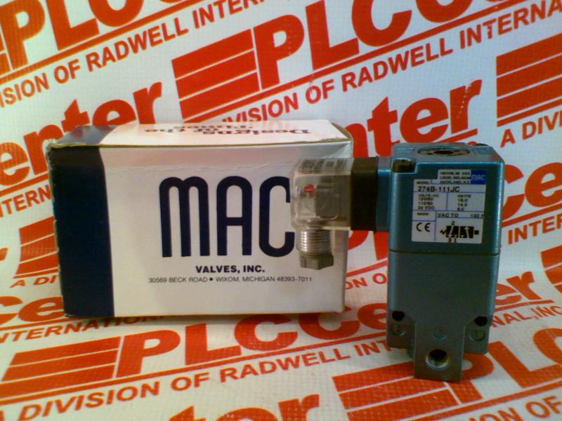 MAC VALVES INC 274B-111JC
