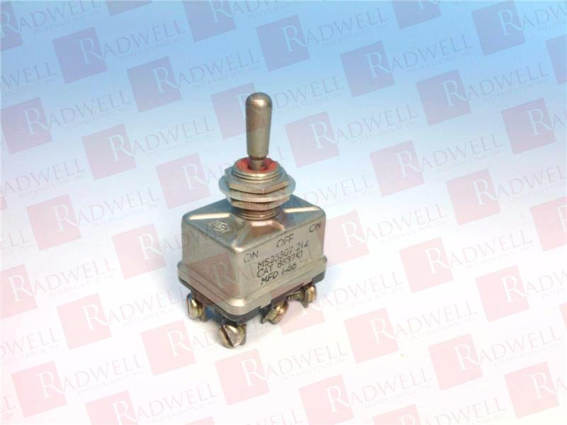 TOGGLE SWITCH, ENVIRONMENTAL SEALED, 2 POLE, SCREW TERMINAL, ON/OFF/ON