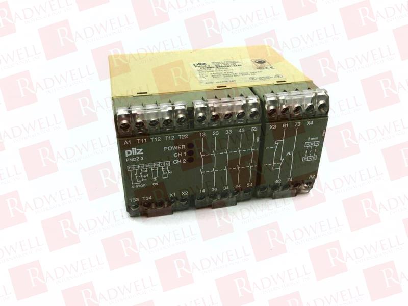 PILZ PNOZ 3 24VAC 5S 1O