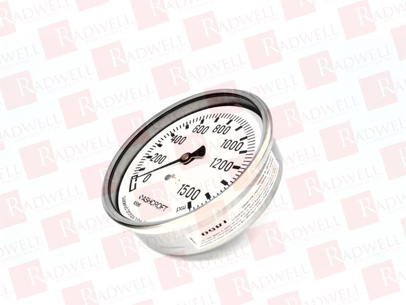 ASHCROFT 10 1008S 02B 1500#/KP