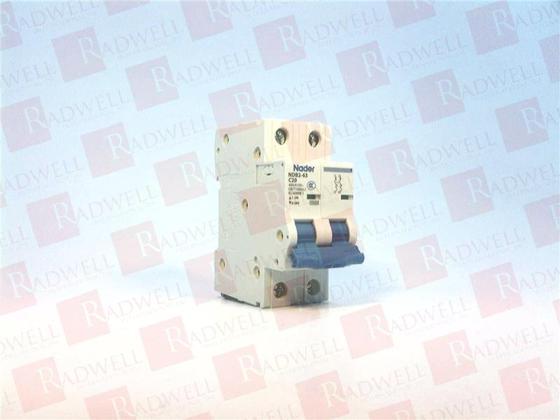 MINIATURE CIRCUIT BREAKER, 2 POLE, 400 / 415 V, 20 A