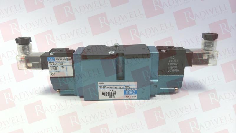 MAC VALVES INC 82A-BB-000-TM-DAAJ-1KD