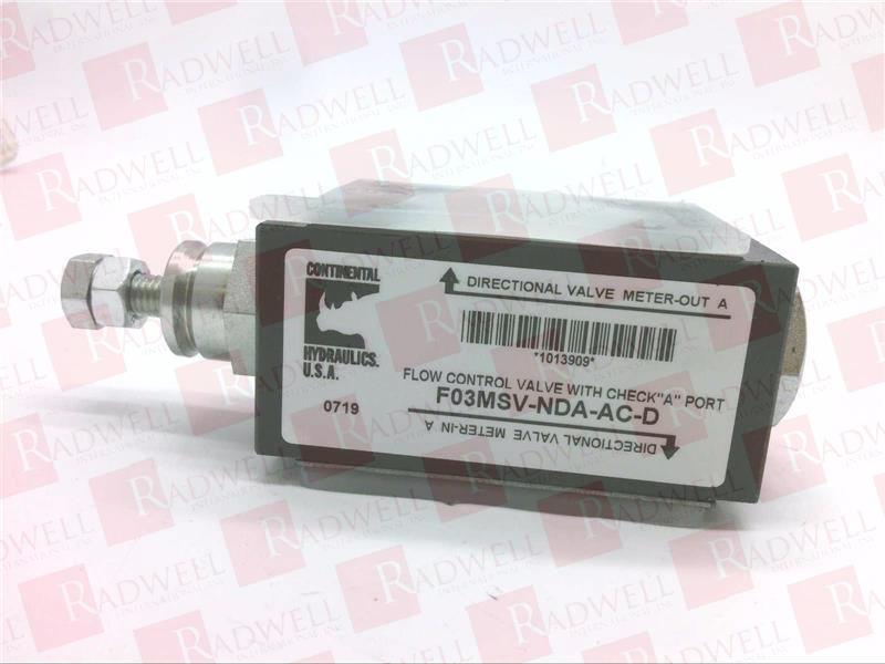 CONTINENTAL HYDRAULICS F03MSV-NDA-AC-D