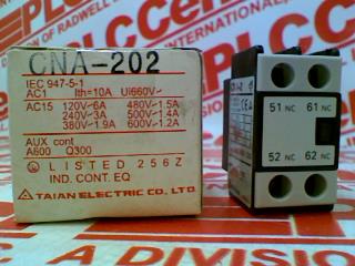 AUXILIARY CONTACT TOP MOUNT 2NC 10AMP 660VAC