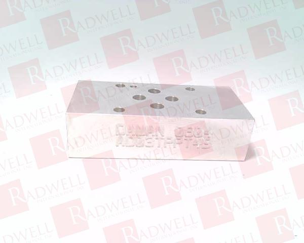 MANIFOLD, ALUMINUM, D03 BSPP "B" , TAPPING PLATES