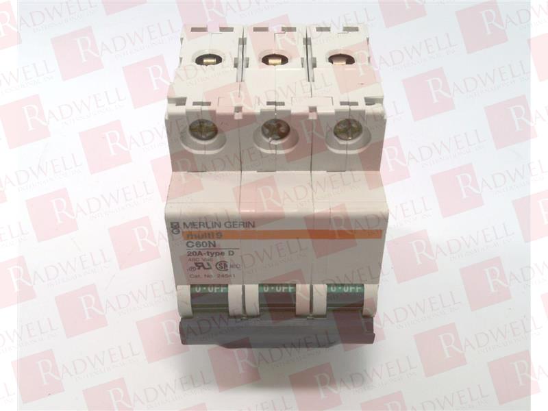 SCHNEIDER ELECTRIC C60N-3P-20A-D