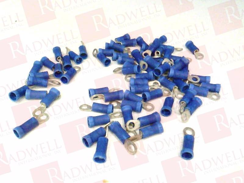 TERMINAL RING BLUE 16-14AWG 100/PACK