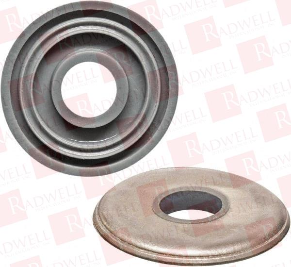 5/16" SCREW, UNCOATED, STAINLESS STEEL PRESSURE SEALING WASHER 0.298 TO 0.328" ID, 0.85 TO 1.015" OD, 100 MAX PSI, SILICONE RUBBER SEAL