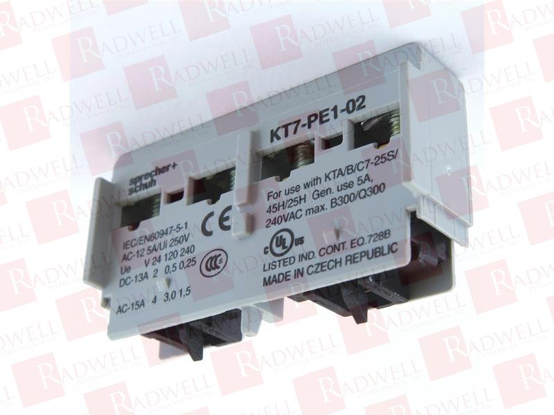 SPRECHER & SCHUH KT7-PE1-02