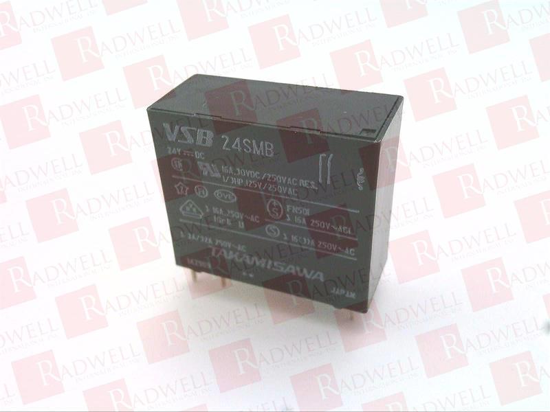 , POWER RELAY, SERIES: VSB, 24 VDC, HIGH SENSITIVITY TYPE (530 MW), 1 FORM A (SPST-NO), FLUX FREE TYPE